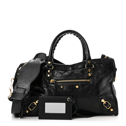 Balenciaga Agneau Classic Gold Hardware S City Black 1 of 10