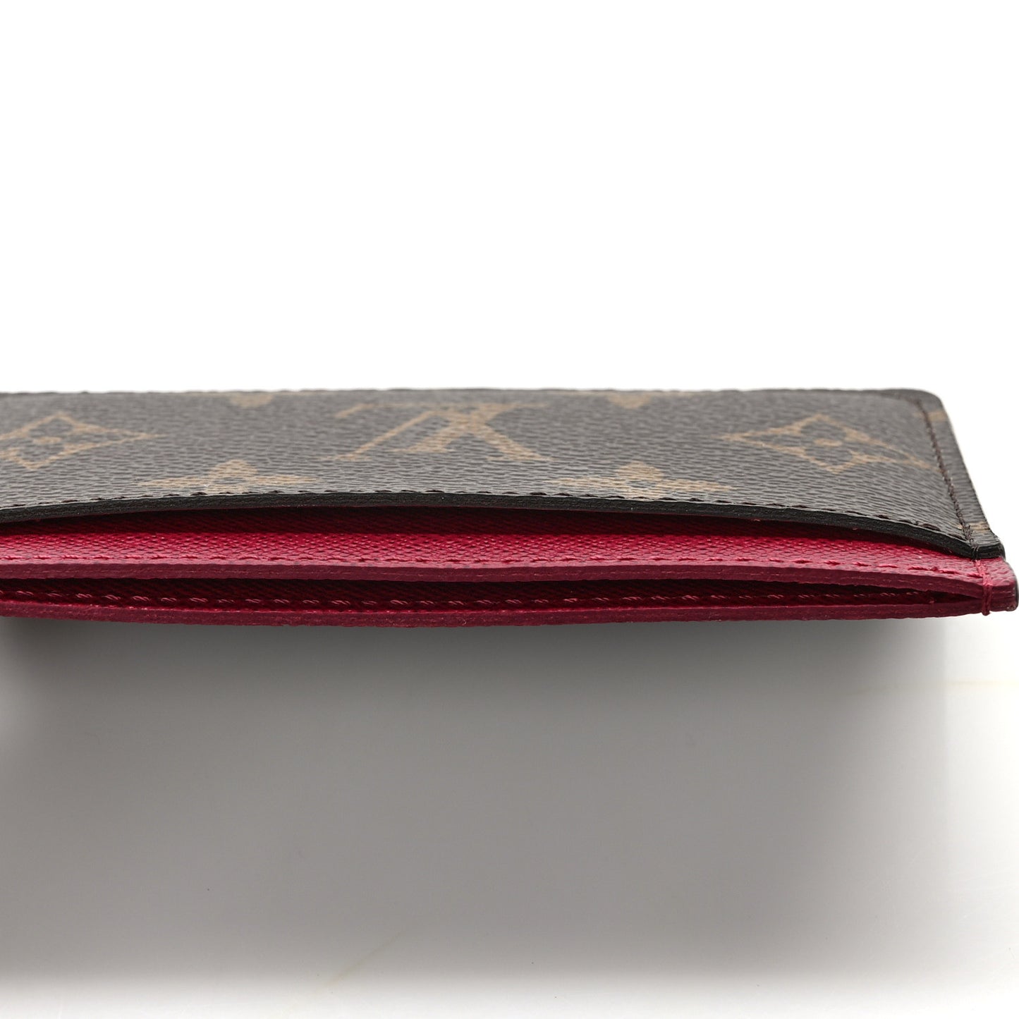 Monogram Card Holder Fuchsia