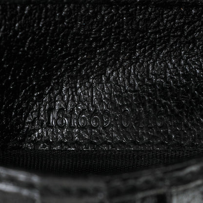 Gucci Monogram Web French Flap Wallet Black 7 of 9