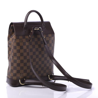 Louis Vuitton Damier Ebene Soho Backpack 2 of 10