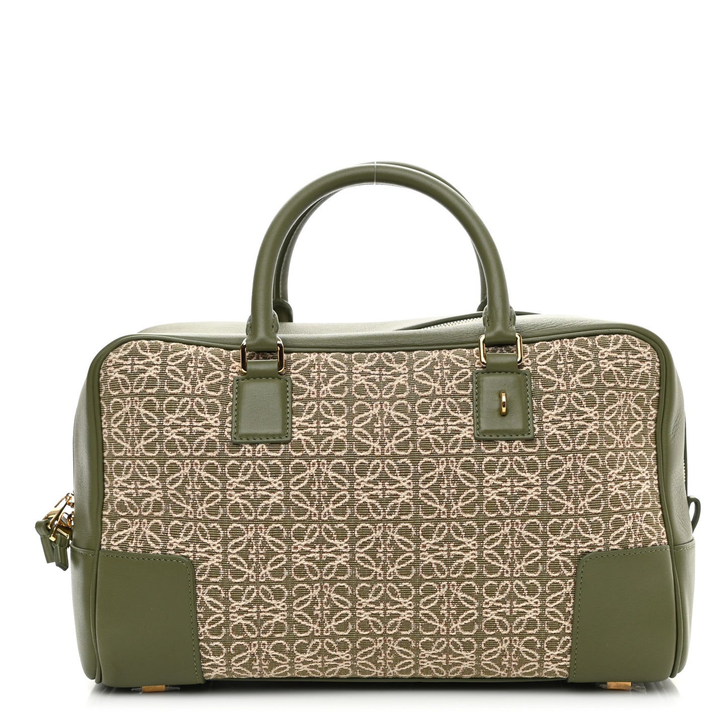 Jacquard Anagram Calfskin Amazona 28 Avocado Green