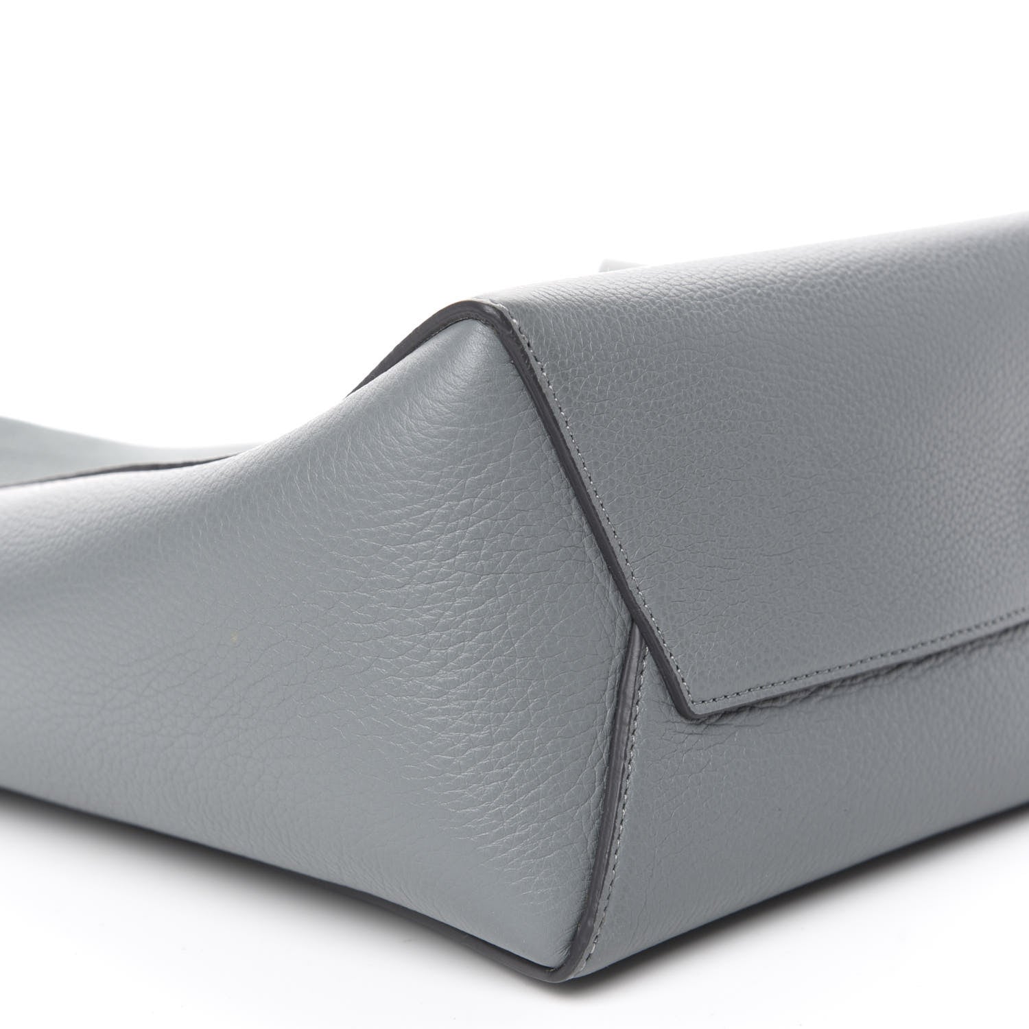 Celine Soft Grained Calfskin Small Sangle Bucket Bag Grey 7 of 7