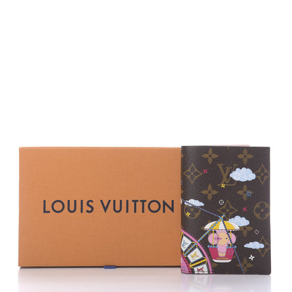 Louis Vuitton Monogram 2020 Christmas Animation Big Wheel Passport Cover Rose Ballerine 10 of 10