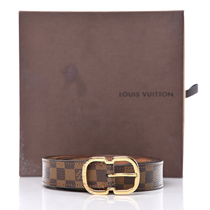 Louis Vuitton Damier Ebene Mini 25mm Belt 80 32 11 of 11
