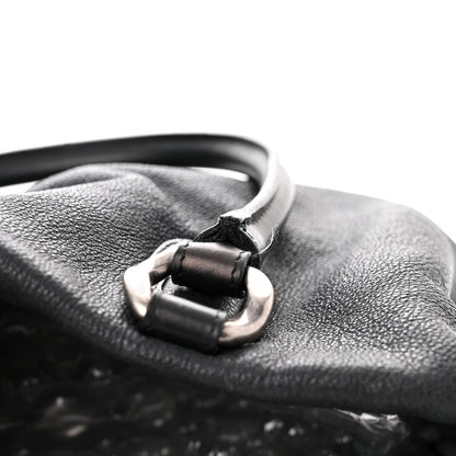 Chanel Washed Calfskin Drawstring Tote Black 15 of 22