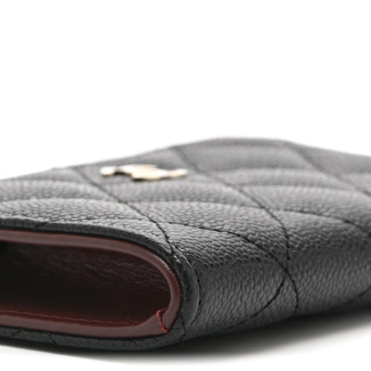 Chanel Caviar Quilted Zipped Key Holder Case Black 8 of 10