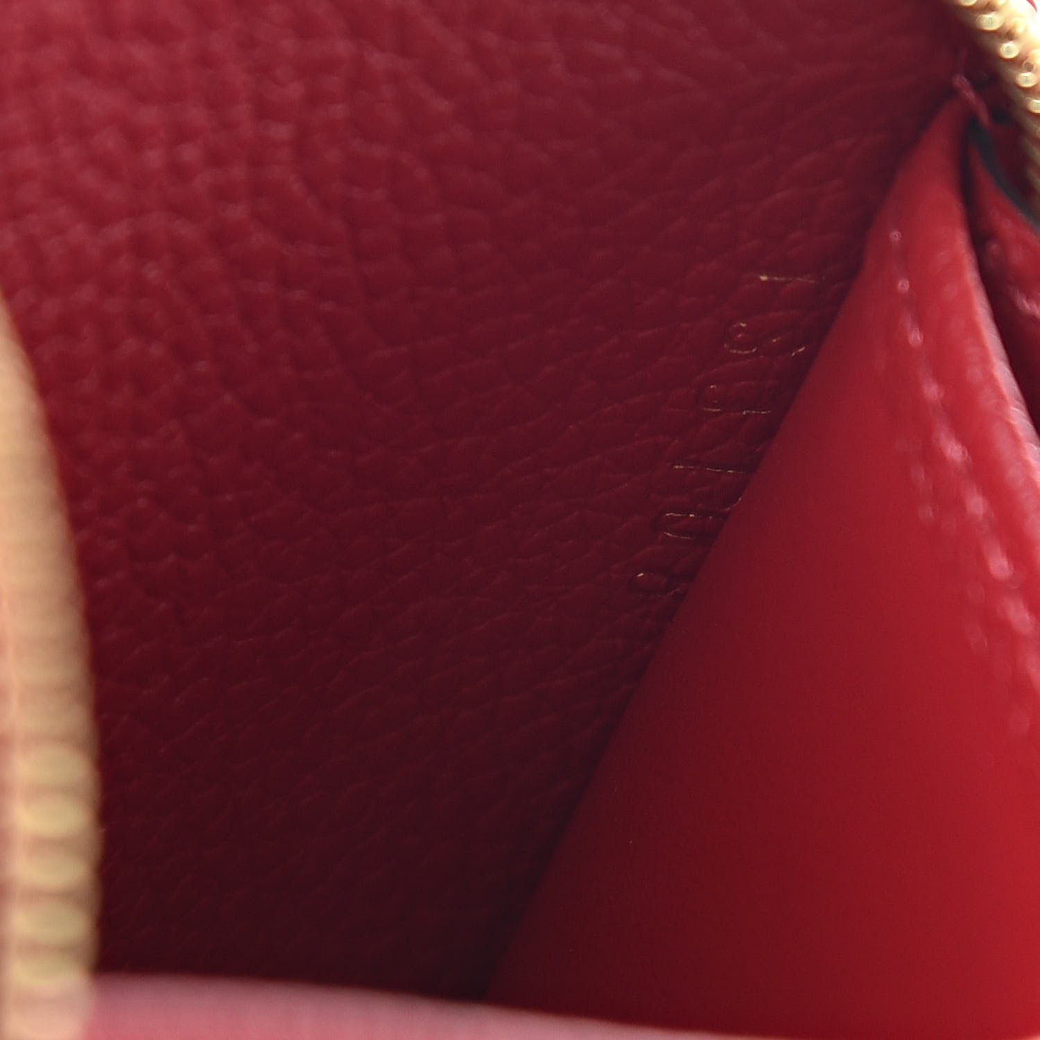 Louis Vuitton Empreinte Zippy Coin Purse Scarlet 7 of 8