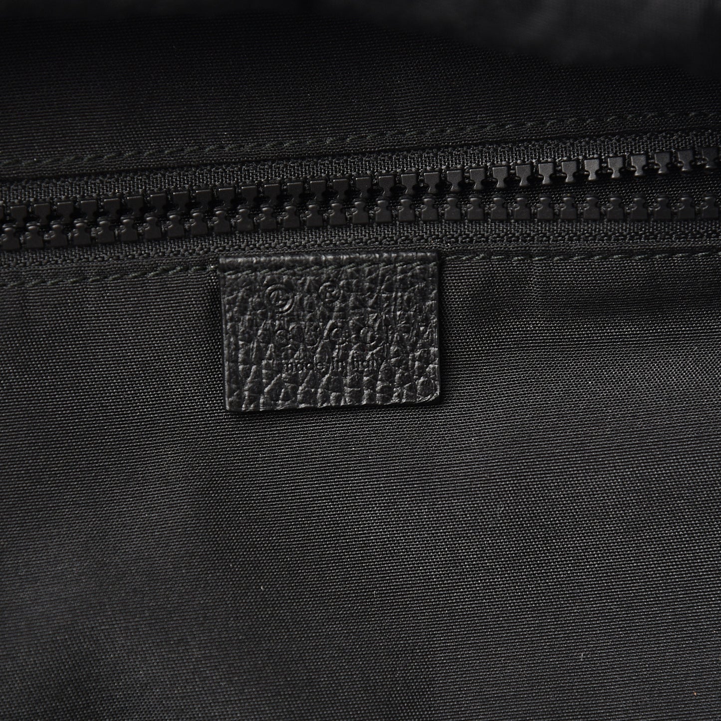 Nylon Monogram Slim Backpack Black