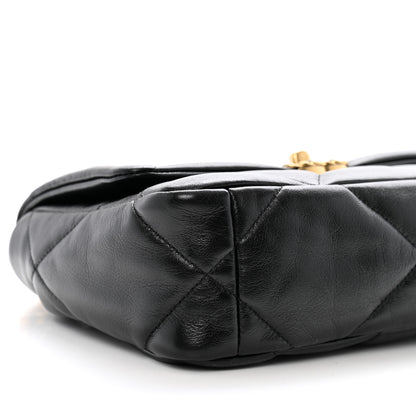 Chanel Lambskin Quilted Medium Chanel 19 Flap Black 9 of 10