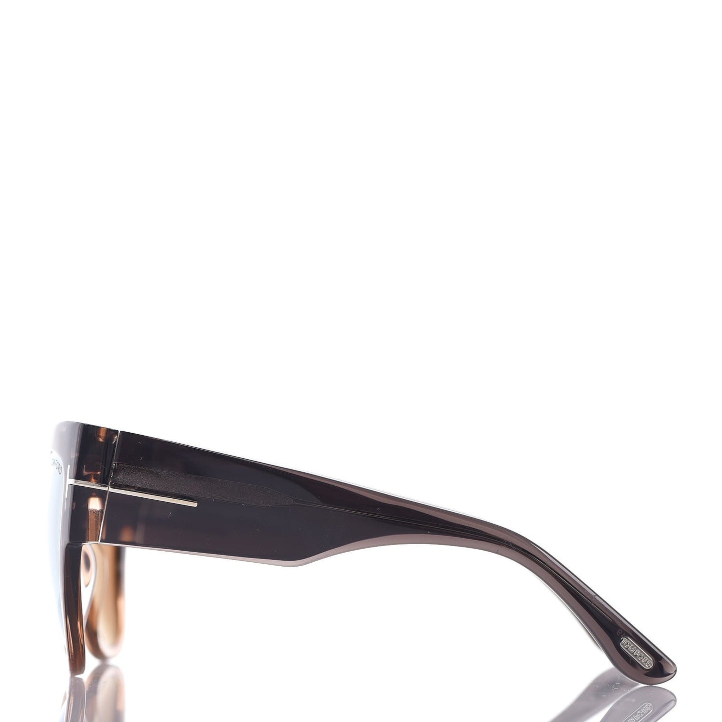 Acetate Anoushka Cat Eye Sunglasses TF371 Melange Grey Peach