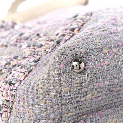 Chanel Tweed Quilted Cambon Tote Grey 8 of 13