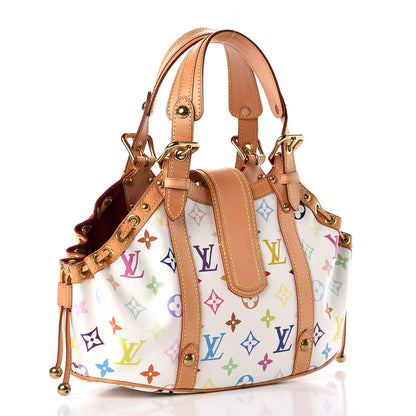 Louis Vuitton Monogram Multicolor Theda GM White 3 of 9