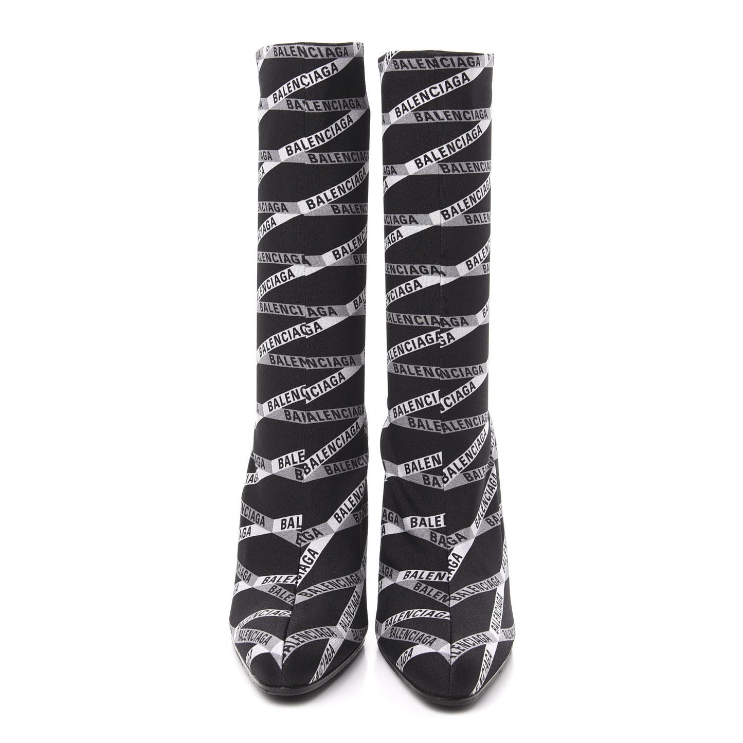 Spandex Losange Monogram 110mm Booties 40 Gris Black