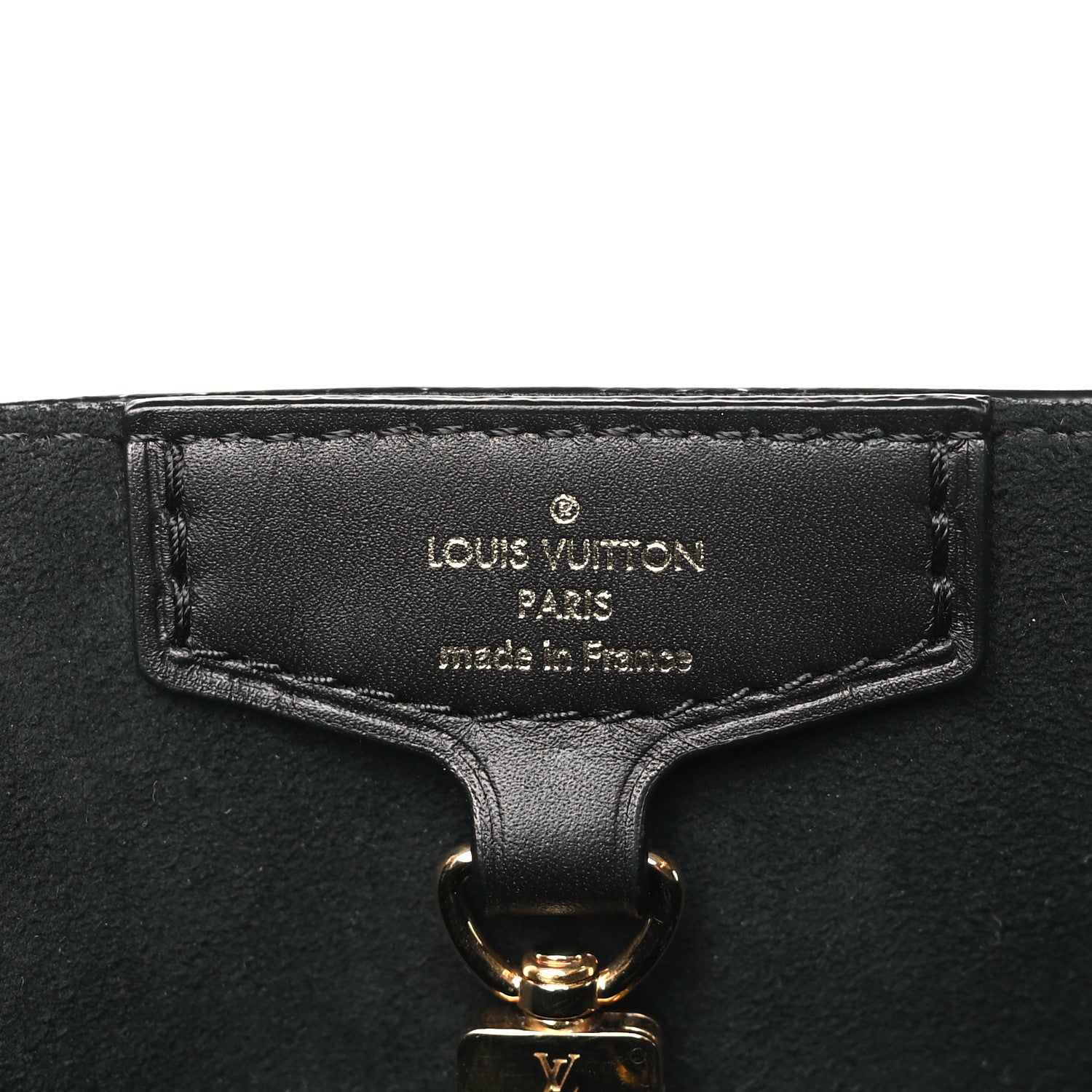 Louis Vuitton Damier Ebene Belmont PM Black 6 of 9