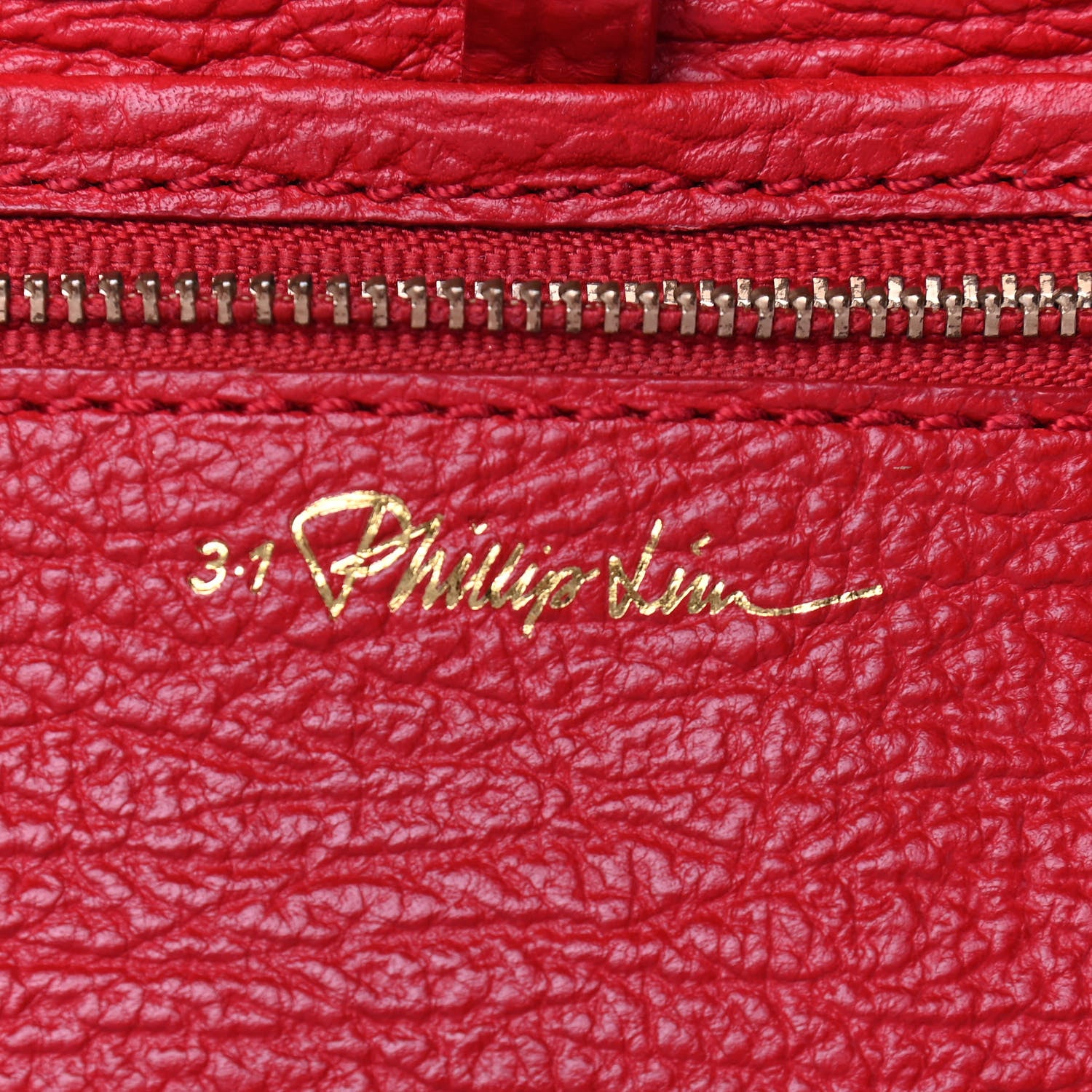 3.1 Phillip Lim Textured Calfskin Mini Pashli Satchel Red 6 of 8