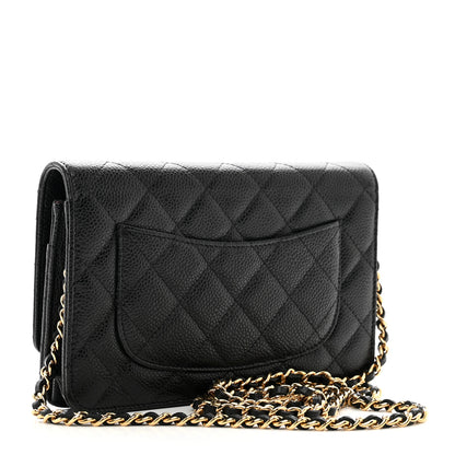Chanel Caviar Quilted Wallet on Chain WOC Black 3 of 11