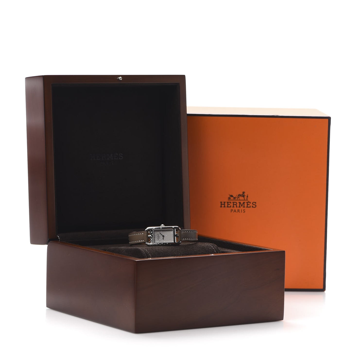 Stainless Steel Swift Diamond 17mm Nantucket Jete De Diamants Quartz Watch Etoupe