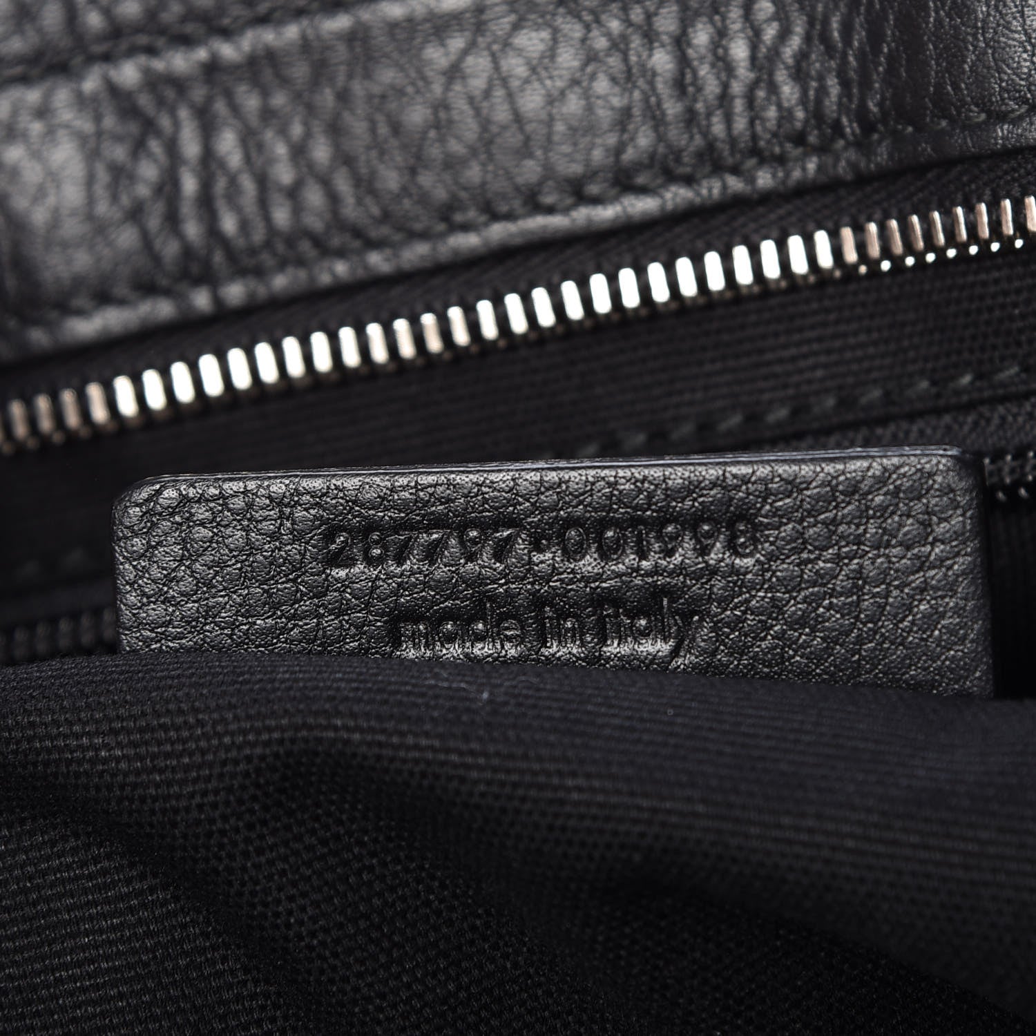 Saint Laurent Calfskin Cabas Chyc Weekender Black 7 of 9