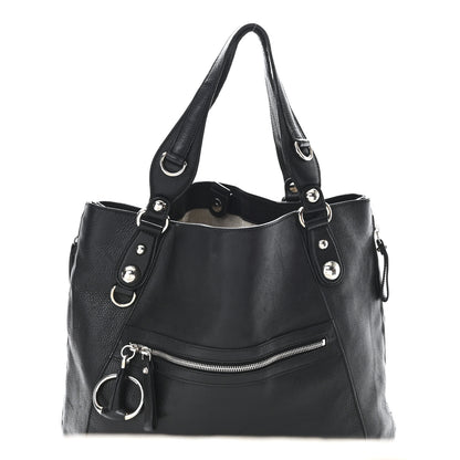 Gucci Leather Icon Bit Large Tote Black 8 of 10