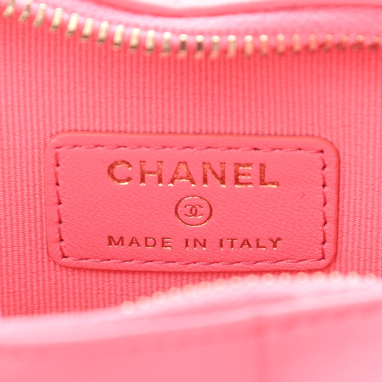 Chanel Lambskin Quilted CC In Love Heart Waist Belt Bag With Chain Pink 6 of 11