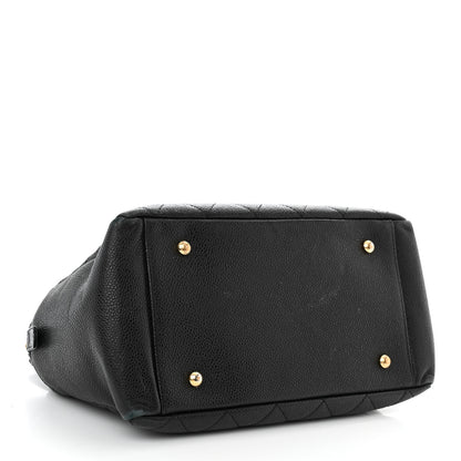 Chanel Caviar Quilted Petit Timeless Tote PTT Black 4 of 14