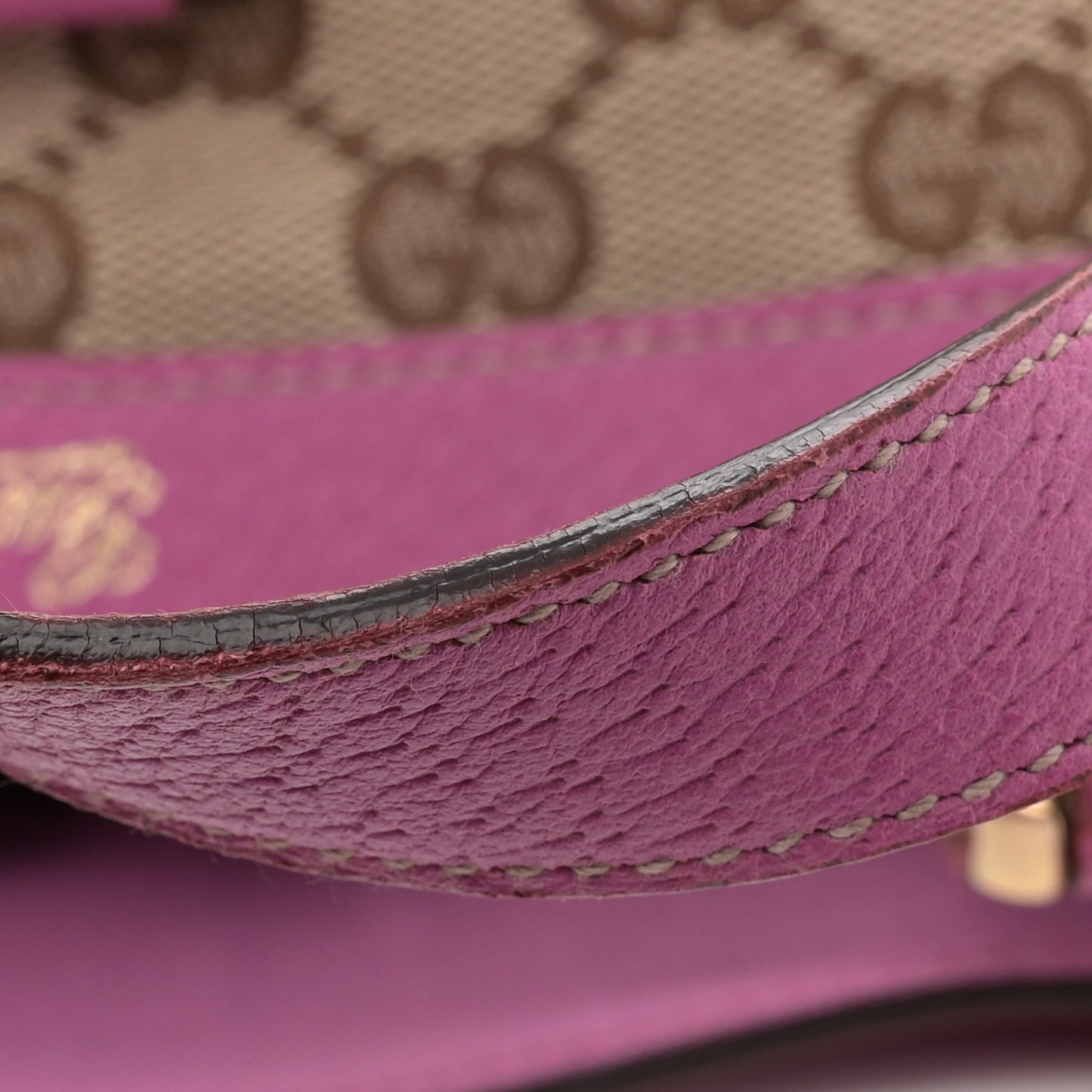 Monogram Small Abbey Tote Fuchsia