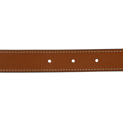 Hermes Swift Epsom 24mm Belt Strap 90 Black Gold 4 of 5