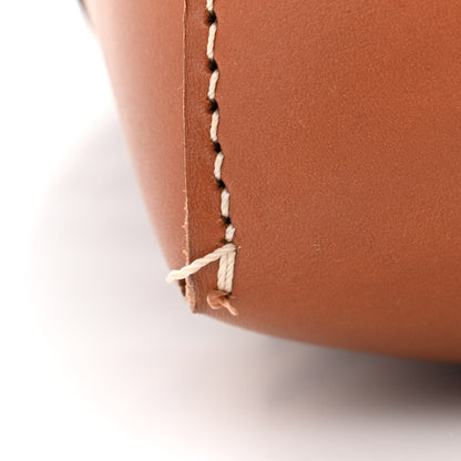 Chloe Calfskin Medium Kayan Basket Tote Bag Caramel 12 of 13