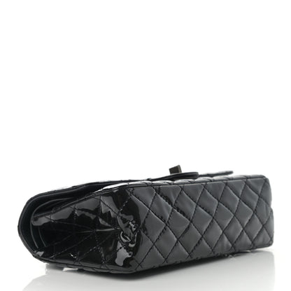 Chanel Patent Calfskin Quilted 2.55 Reissue 225 Flap So Black 4 of 13