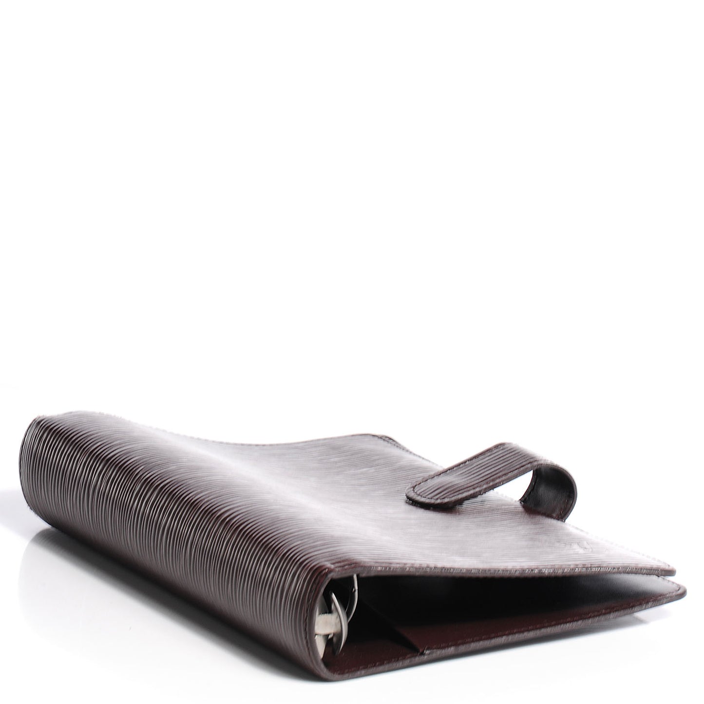 Epi Medium Ring Agenda Cover Moka
