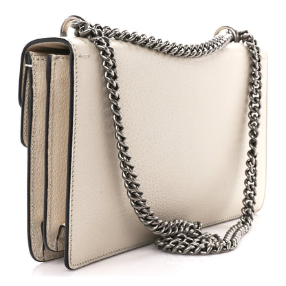 Gucci Textured Calfskin Crystal Small Dionysus Shoulder Bag Mystic White 3 of 12