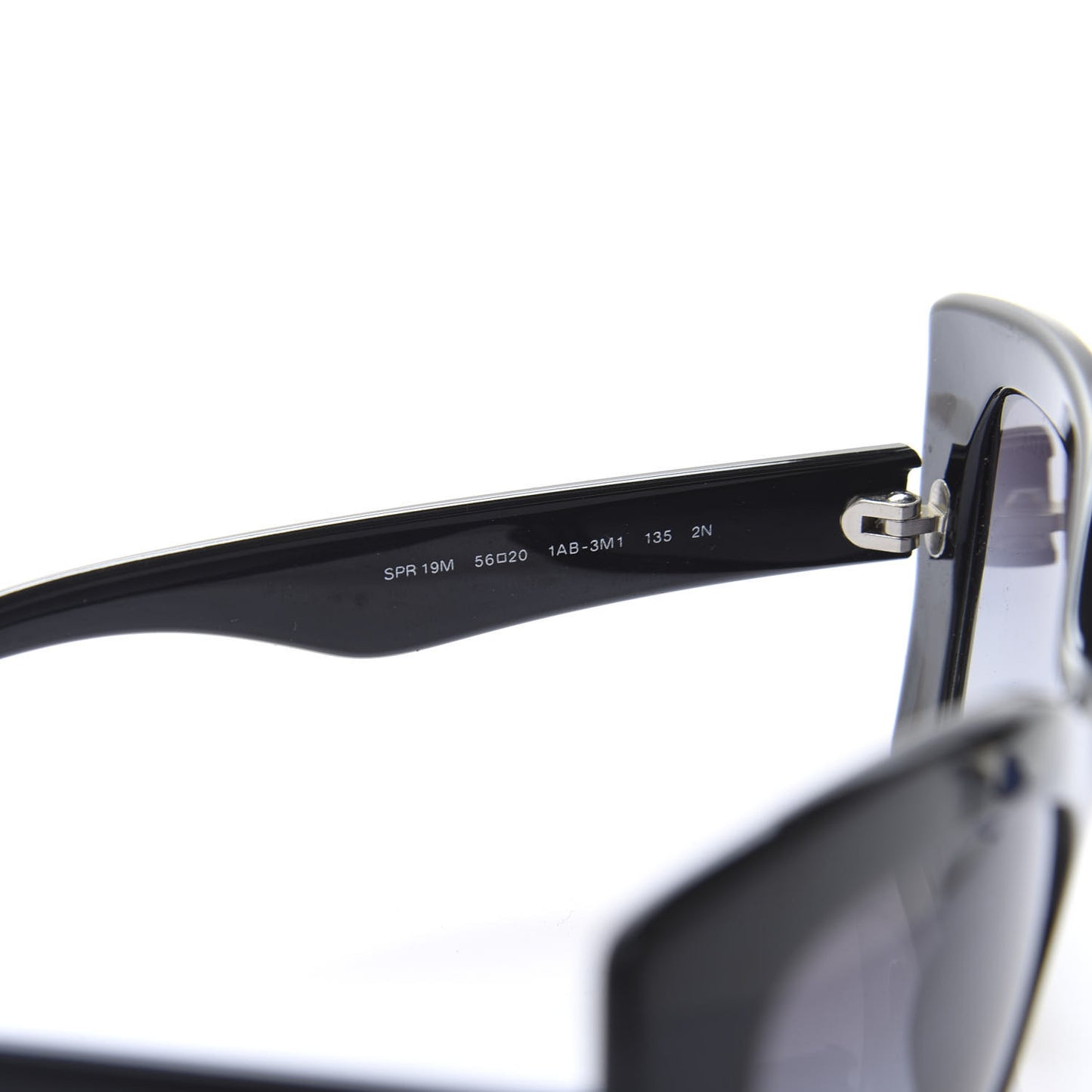 Acetate Cat Eye SPR 19M Sunglasses Black