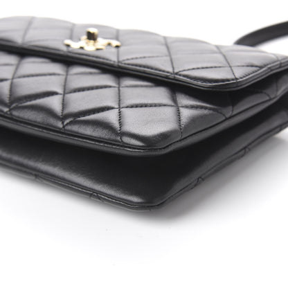Chanel Lambskin Quilted Medium Trendy CC Flap Black 9 of 9