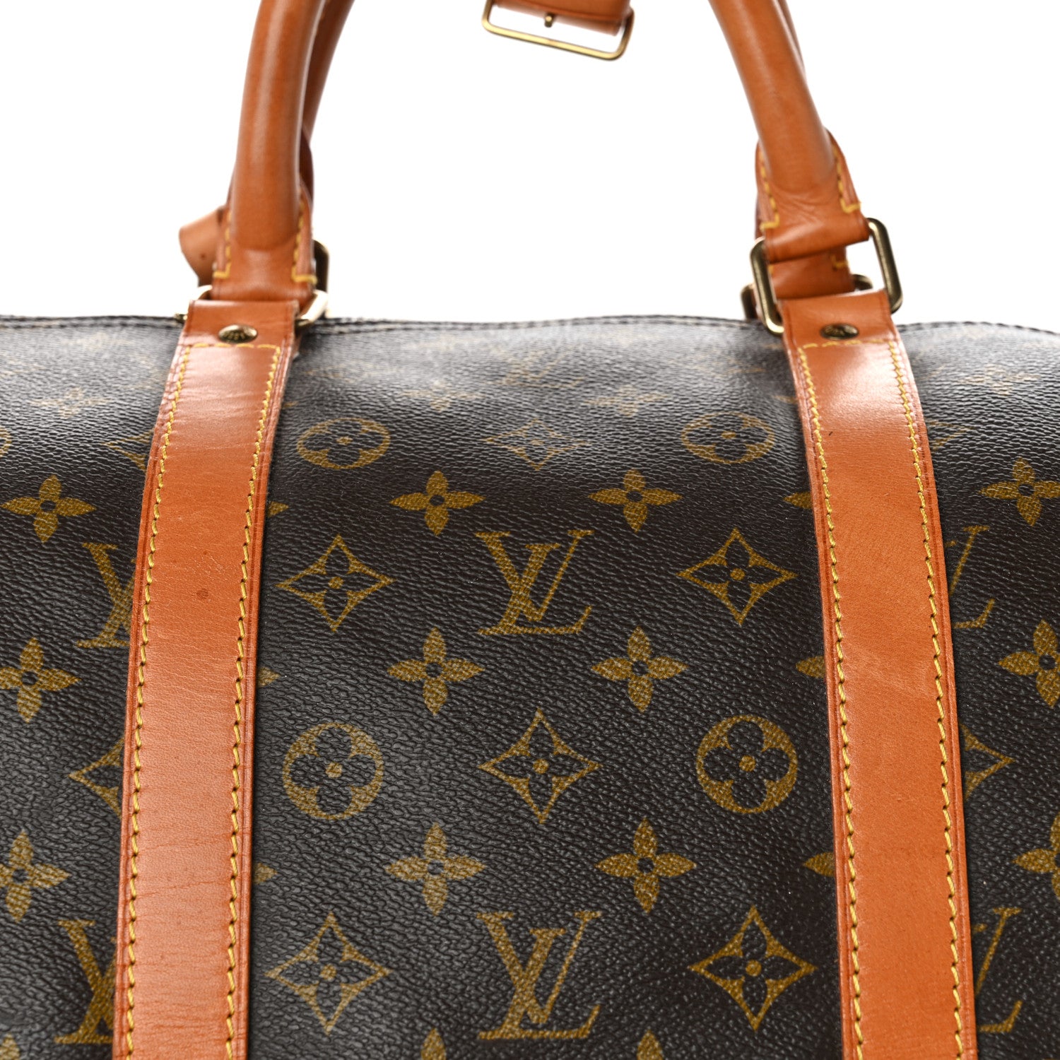 Louis Vuitton Monogram Keepall Bandouliere 55 10 of 15