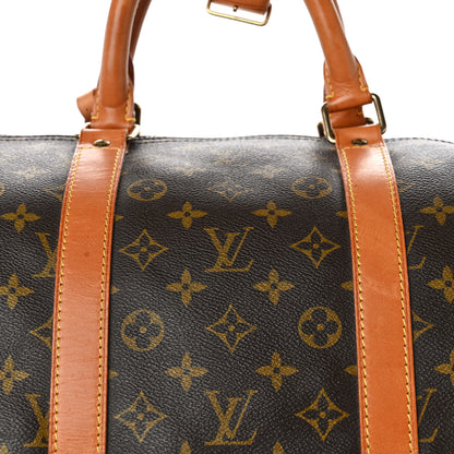 Louis Vuitton Monogram Keepall Bandouliere 55 10 of 15