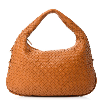 Bottega Veneta Nappa Intrecciato Fuzzy Medium Veneta Hobo Topaz 1 of 14