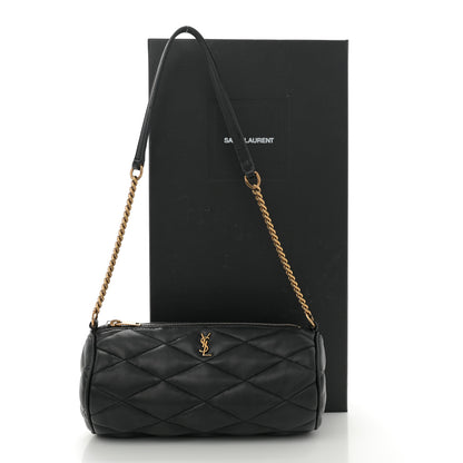 Saint Laurent Lambskin Monogram Mini Sade Tube Bag Black 12 of 12