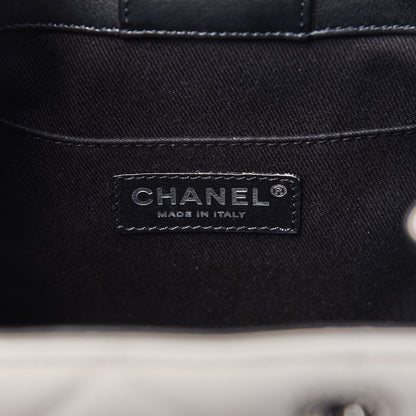 Chanel Caviar Quilted Small CC Bucket Bag Grey 8 of 12