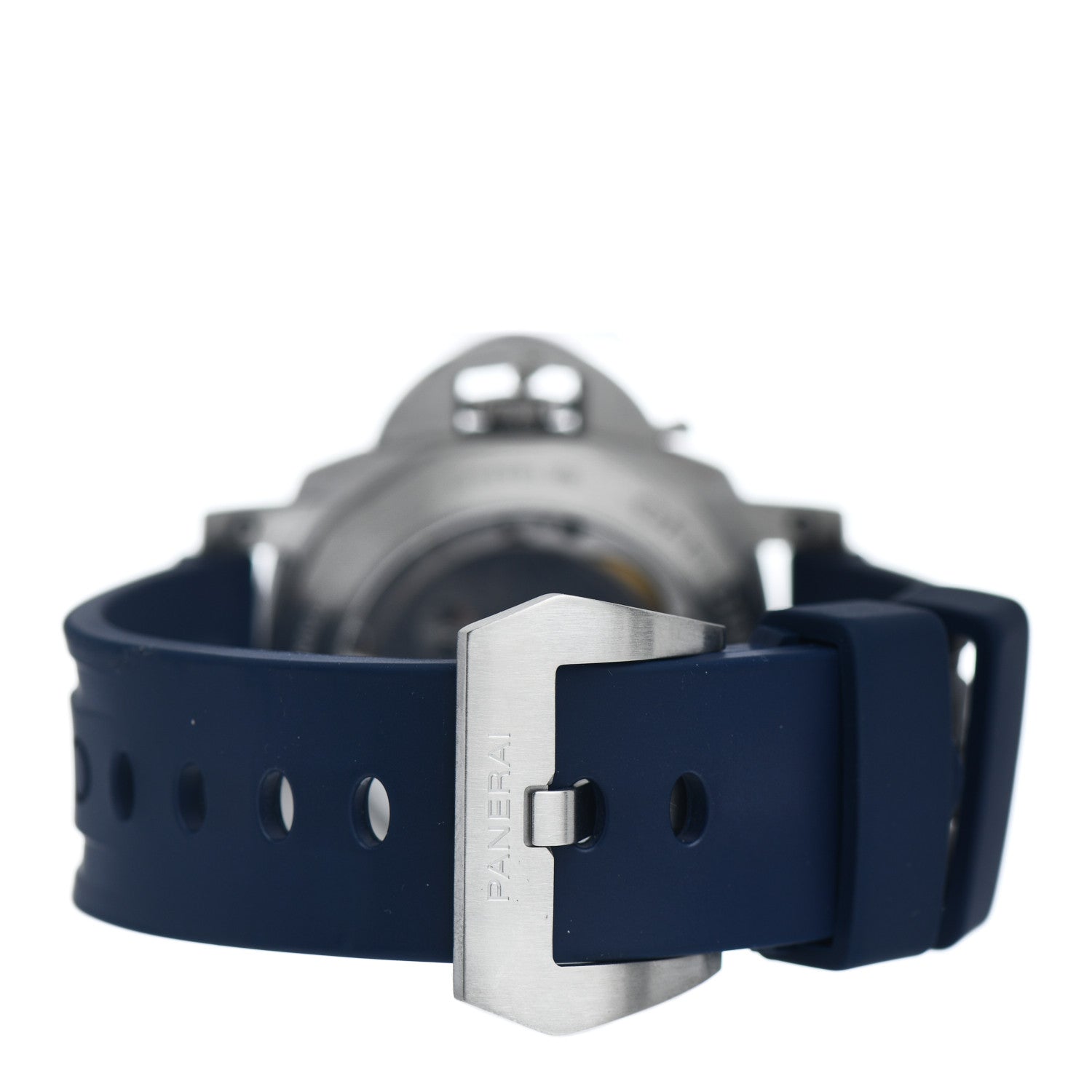 Panerai Stainless Steel Rubber 44mm Luminor 1950 GMT Automatic Watch Blue PAM01033 3 of 5
