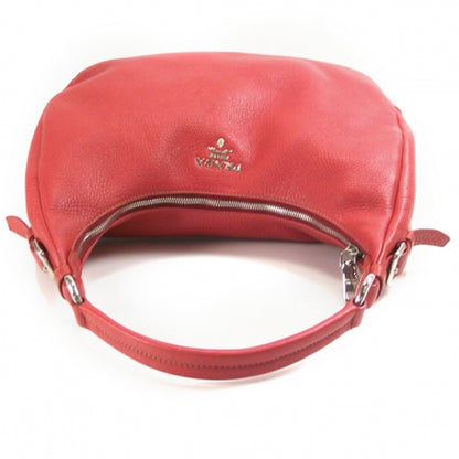 Prada Cervo Lux Hobo Fuchsia Red 5 of 12