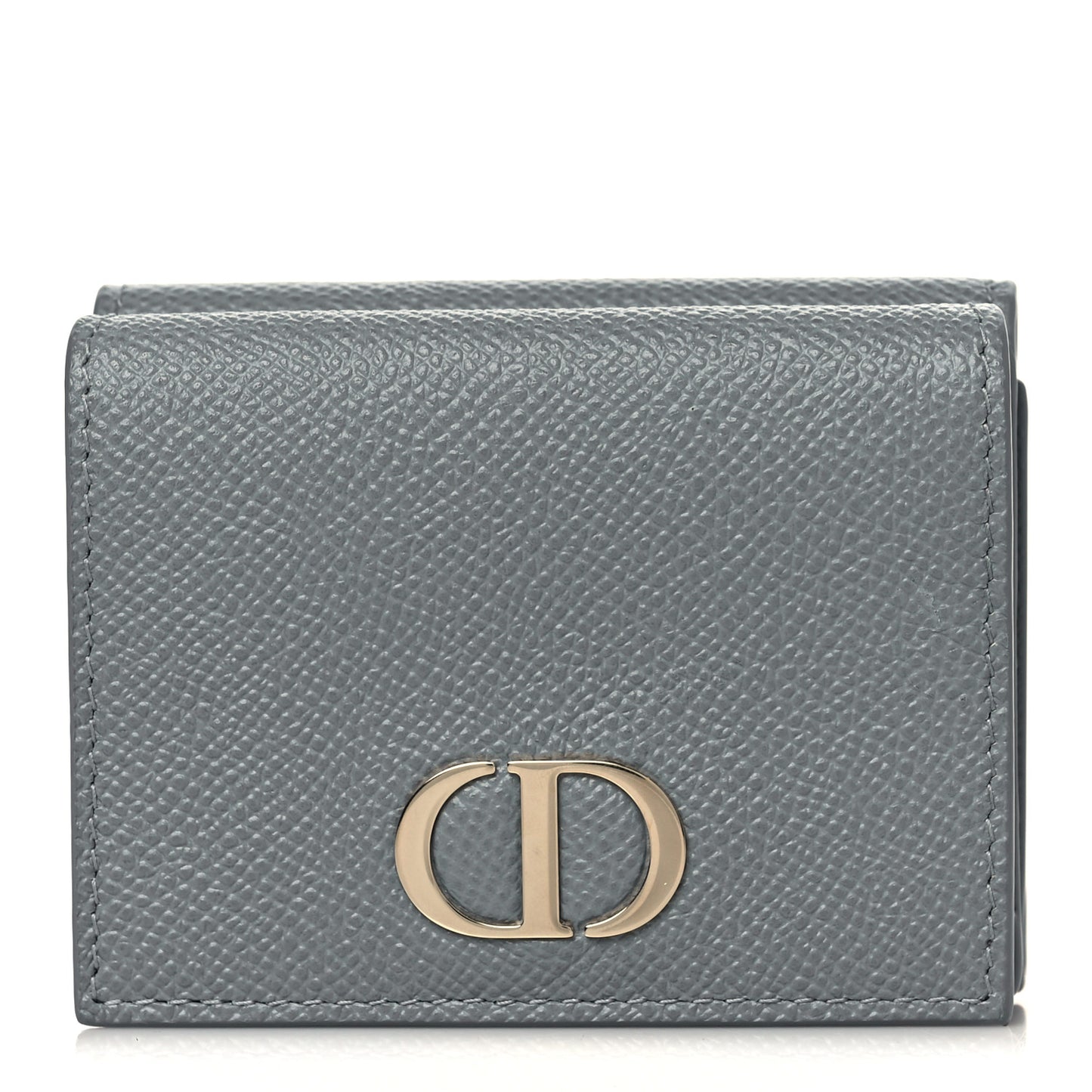 Calfskin 30 Montaigne Lotus Wallet Gray