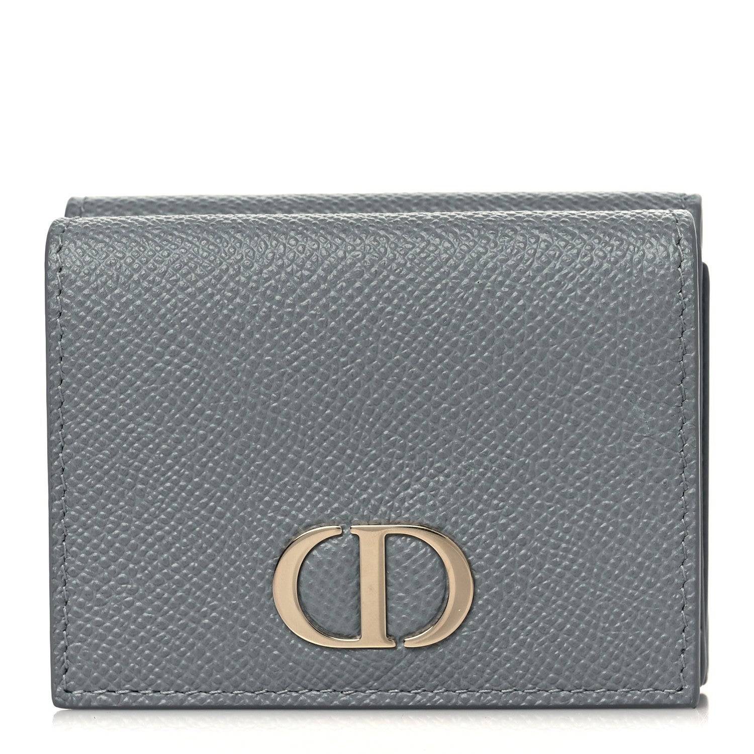 Christian Dior Calfskin 30 Montaigne Lotus Wallet Gray 1 of 6
