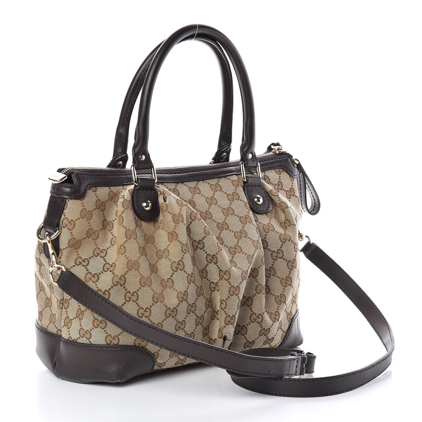 Monogram Medium Sukey Top Handle Dark Brown