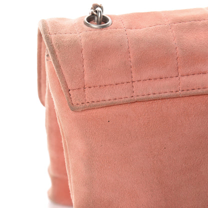Chanel Suede Chocolate Bar Mademoiselle Flap Pink 23 of 27