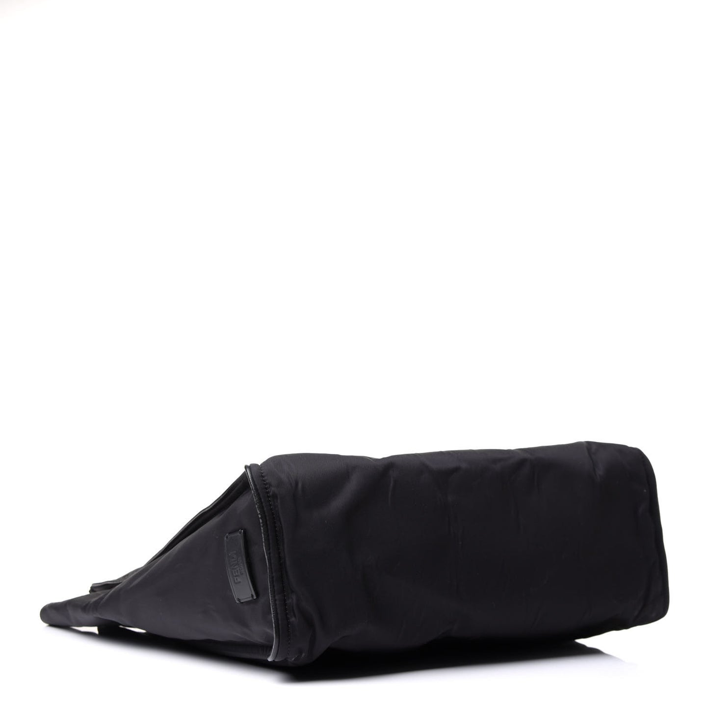 Nylon Vitello Century Dolce Monster Eyes Tote Black Sunflower