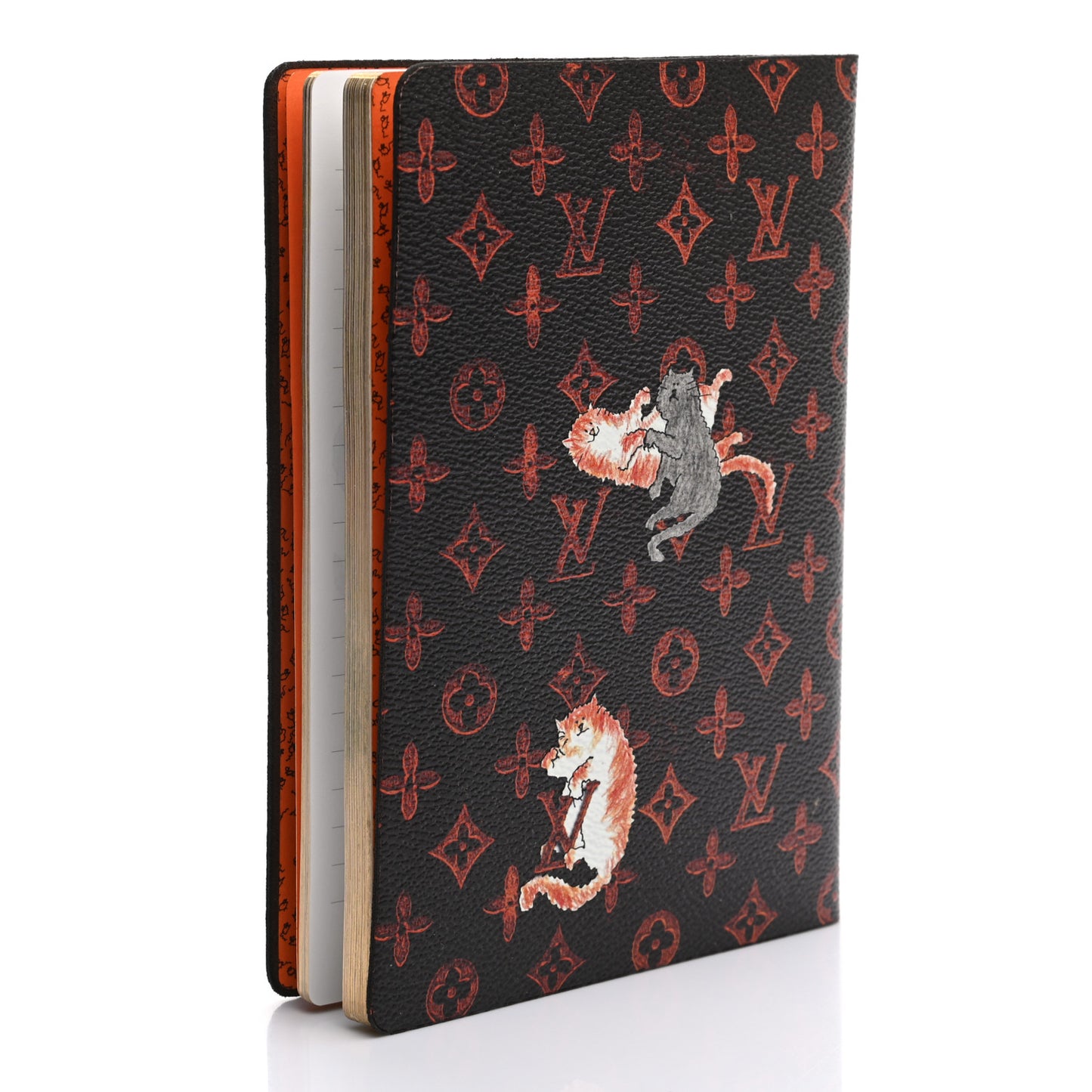 Catogram Clemence Notebook MM Marron