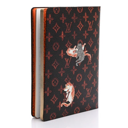 Louis Vuitton Catogram Clemence Notebook MM Marron 2 of 6
