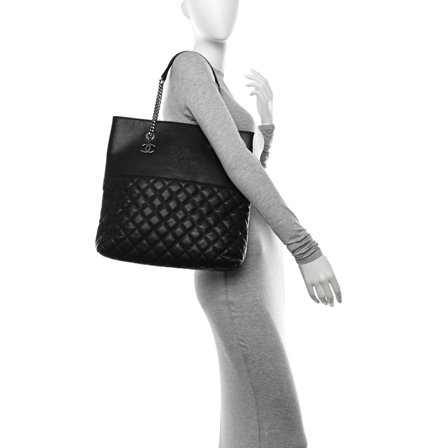 Chanel Caviar Quilted Urban Delight Tote Black 2 of 17
