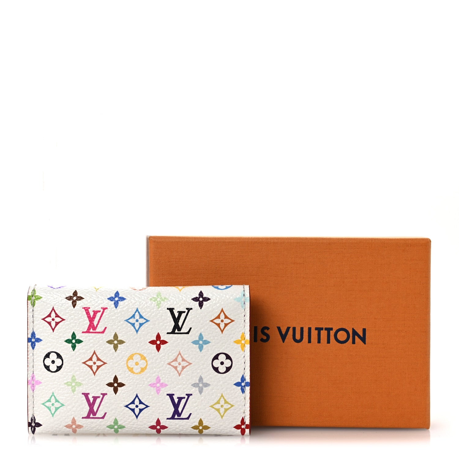 Louis Vuitton LV X TM Monogram Multicolor Slim Card Holder White 6 of 6