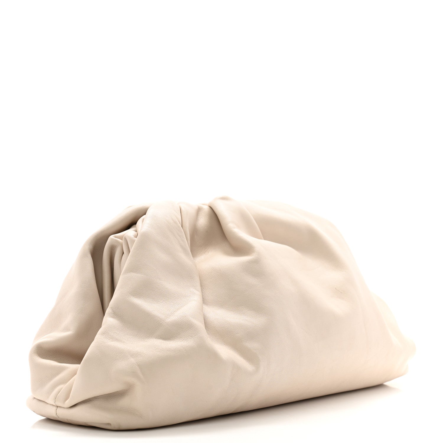 Bottega Veneta Smooth Butter Calf The Pouch Oversized Clutch Plaster 3 of 12